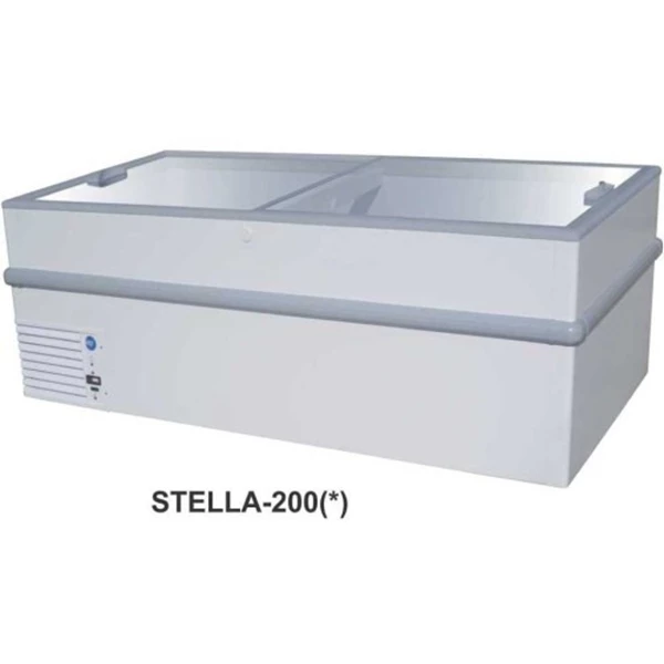 Sliding Flast Glass Freezer Gea STELLA-200