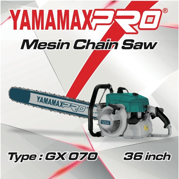 YAMAMAX PRO GX 070 Mesin Gergaji Chain Saw Chainsaw 36 inch 36inch