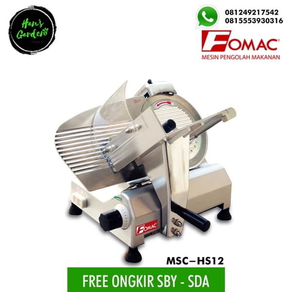 Mesin Meat Slicer Fomac MSC HS12 Semi Auto