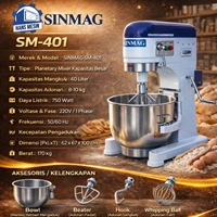 PLANETARY MIXER 40 LITER SINMAG SM 401