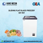 SLIDING FLAT GLASS FREEZER SD-103 GEA 1