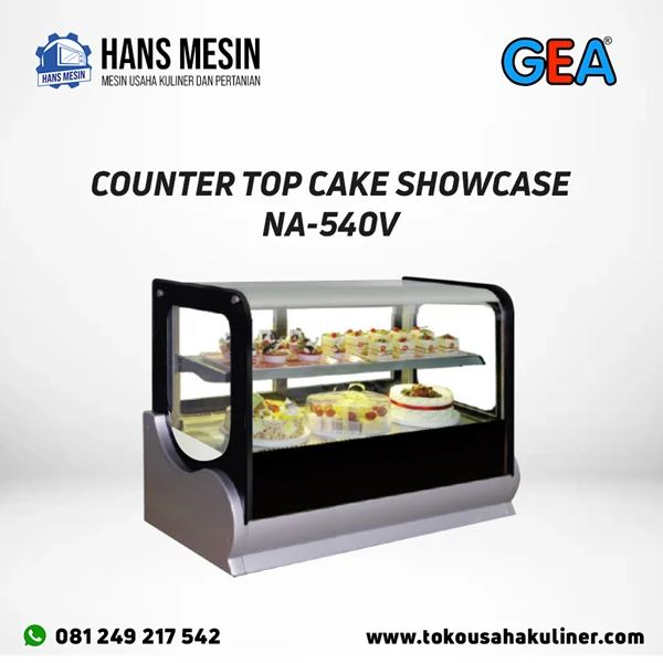 COUNTER TOP CAKE SHOWCASE NA-540V GEA