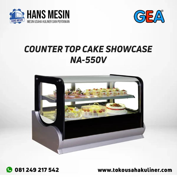 COUNTER TOP CAKE SHOWCASE NA-550V GEA