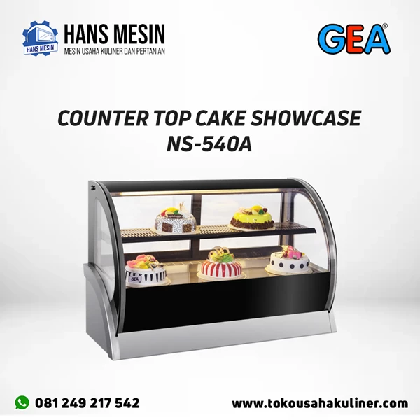 COUNTER TOP CAKE SHOWCASE NS-540A GEA