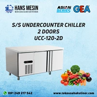 S/S UNDERCOUNTER CHILLER 2 DOORS UCC-120-2D GEA