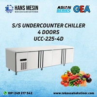 S/S UNDERCOUNTER CHILLER 4 DOORS UCC-225-4D GEA