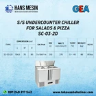 S/S UNDERCOUNTER CHILLER FOR SALADS & PIZZA SC-03-2D GEA 2