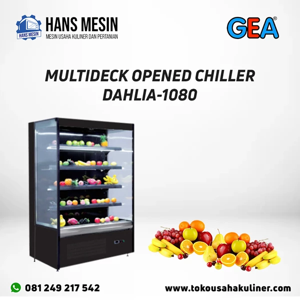 MULTIDECK OPENED CHILLER DAHLIA-1080 GEA