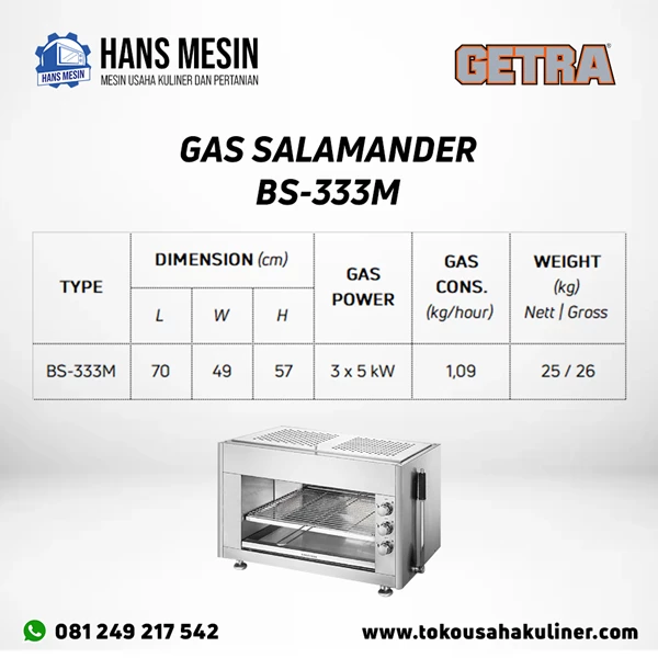GAS SALAMANDER BS 333M GETRA