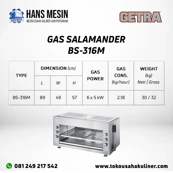 GAS SALAMANDER BS 316M GETRA
