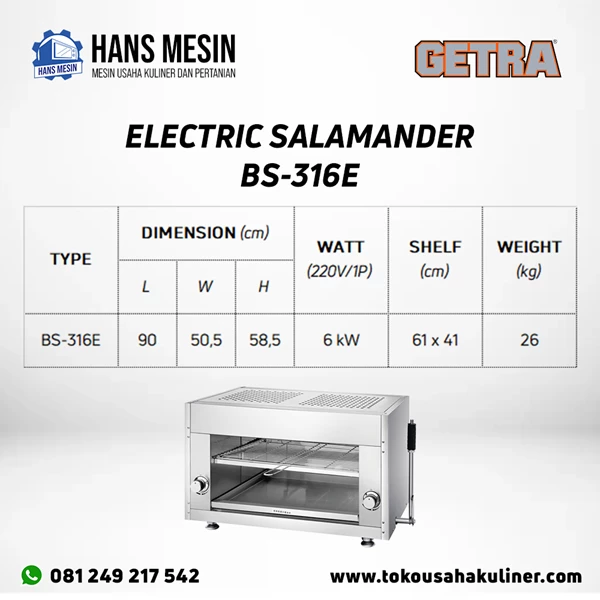 ELECTRIC SALAMANDER BS 316E GETRA