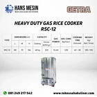 HEAVY DUTY GAS RICE COOKER RSC-12 GETRA 2