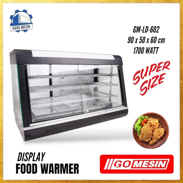 SHOWCASE WARMER FOOD DISPLAY "GOMESIN" GM-LD602