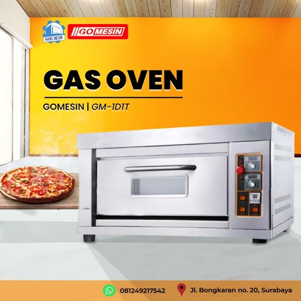 GAS OVEN 1 DECK 1TRAY GOMESIN GM-RFL11C