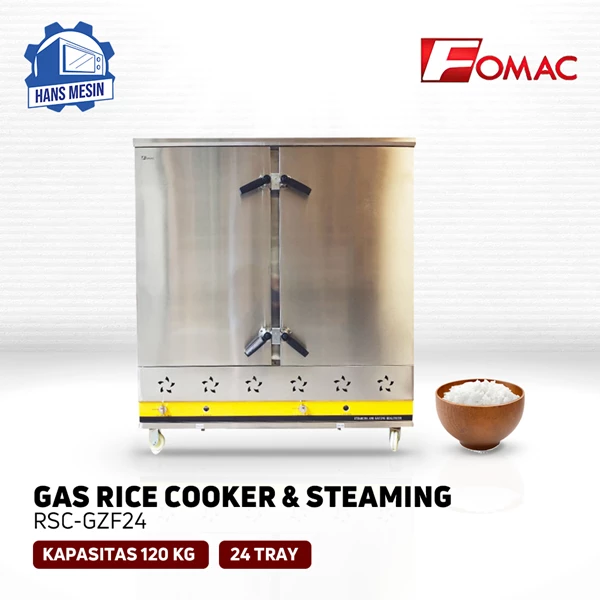 Rice Steamer Cart FOMAC RSC-GZF24 Mesin Penanak Nasi