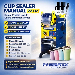 Mesin Cup Sealer CUP SEALER MANUAL POWERPACK CS-M795TC / CS M 795 TC / CSM795TC
