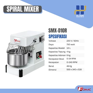 SPIRAL MIXER (FOMAC) SMX-D10R / Planetary Mixer