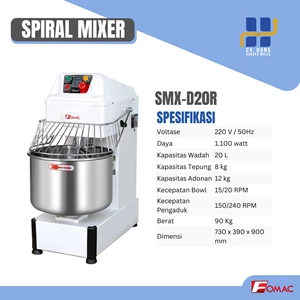 SPIRAL MIXER (FOMAC) SMX-D20R /Planetary Mixer