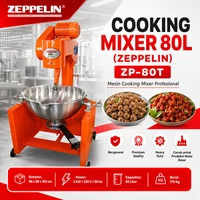 Mesin Cooking Mixer Profesional Zeppelin ZP-80T 80 Liter Oranye Heavy Duty/Mixer Makanan