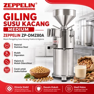 Mesin Giling Susu Kacang Zeppelin ZP-DMZ80A Stainless Steel