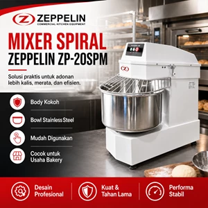 Mixer Spiral Zeppelin ZP-20SPM Putih