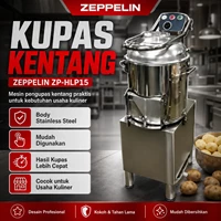 Mesin Kupas Kentang Zeppelin ZP-HLP15 Stainless Steel