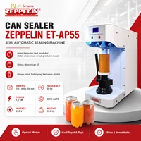 Zeppelin Can Sealer Machine ET-AP55 (Semi Auto)/Mesin Cup Sealer