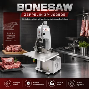 Mesin Potong Daging Zeppelin ZP-JG250E Stainless Steel