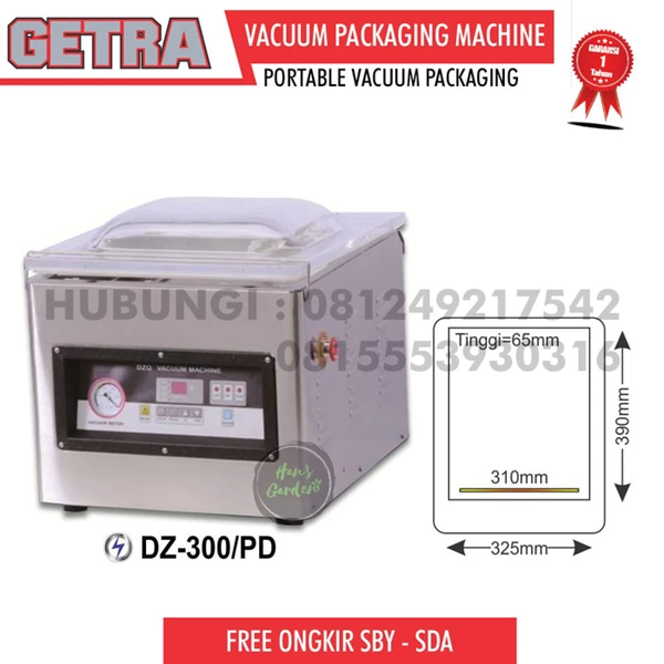  Vacum sealer packing GETRA DZ 300 PD