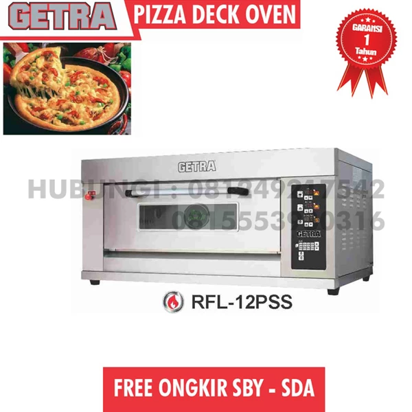 PIZZA GAS OVEN GETRA  RFL 12PSS