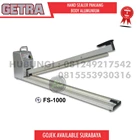 Hand sealer plastik impulse sealer panjang body alumunium GETRA FS 1000 H 1