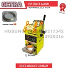 Semi-manual cup sealer with digital counter GETRA SC-A90 1