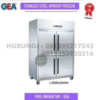 kulkas Stainless steel upright cabinet chiller ( -2 sd 8 C ) GEA M-RW8U2HHHH