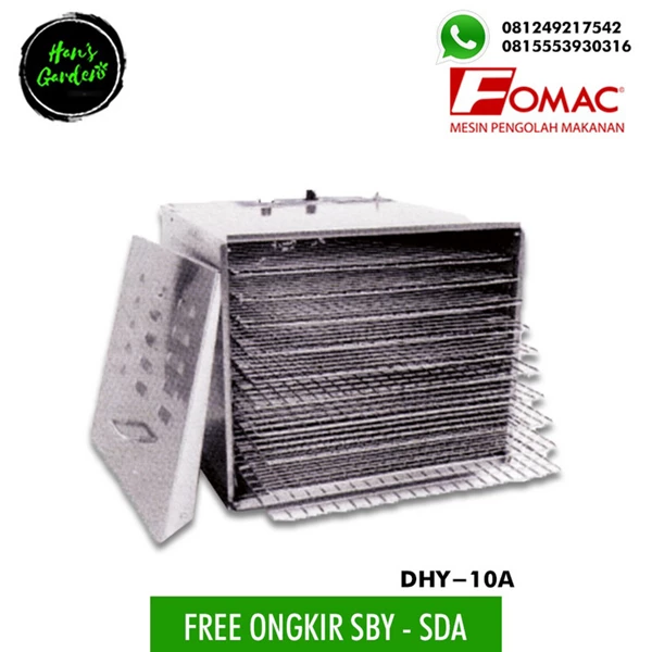 Food dehydrator food drying machine FOMAC DHY 10A