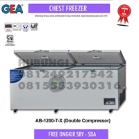 Kulkas Chest freezer 1050 Liter GEA AB 1200 TX (-15sd-26 C) double compressor