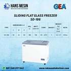 SLIDING FLAT GLASS FREEZER SD-186 GEA 2