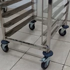 TROLLEY BAKERY STAINLESS 16 LOYANG SHM made in Taiwan 4