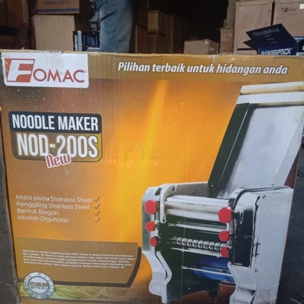 NOD200S Fomac electric noodle grinding machine full stainless