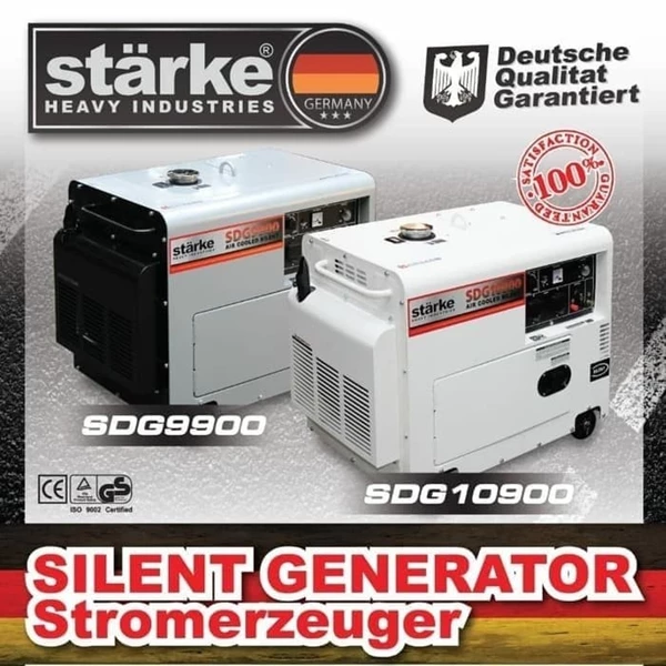  STARKE SDG9900 5000 watt silent diesel generator