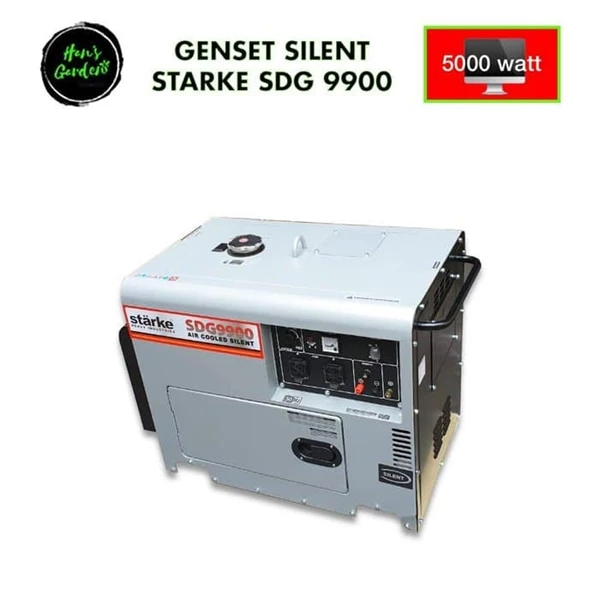  STARKE SDG9900 5000 watt silent diesel generator