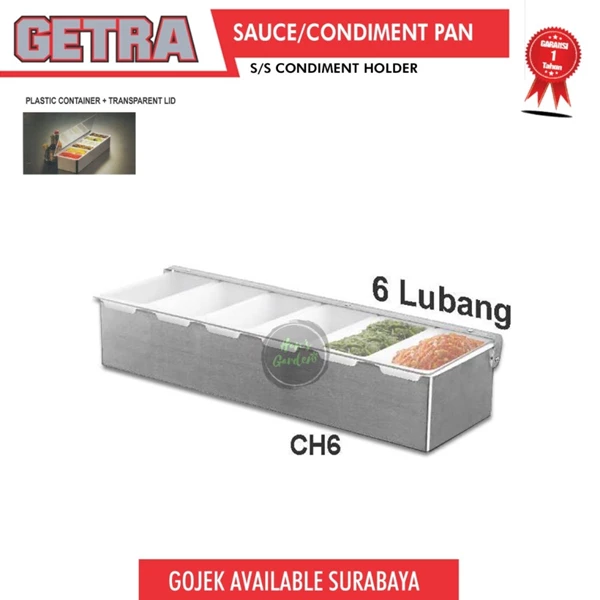 Condiment holder for getra spices - 4 containers CH 4