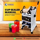 Cup sealer getra ET D8SM + digital counter dan plastik LID 1