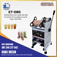Getra ET D8S cup sealer + digital counter and LID plastic