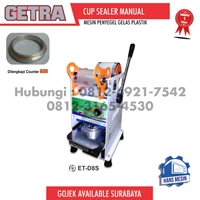 Getra ET D8S cup sealer + digital counter and LID plastic