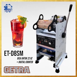 Cup Sealer Getra et-d8s 22 oz Digital Plastic Counter LID