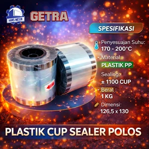 Plain plastic LID cup sealer