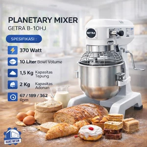 MIXER MAKANAN ADONAN ROTI GETRA B10HJ