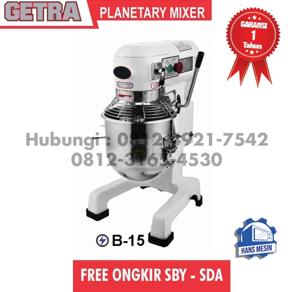 Planetary mixer Getra B15hj alat mixer