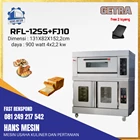 Gas baking oven + Proofer GETRA RFL-12SS + FJ 10 free shipping Surabaya 1