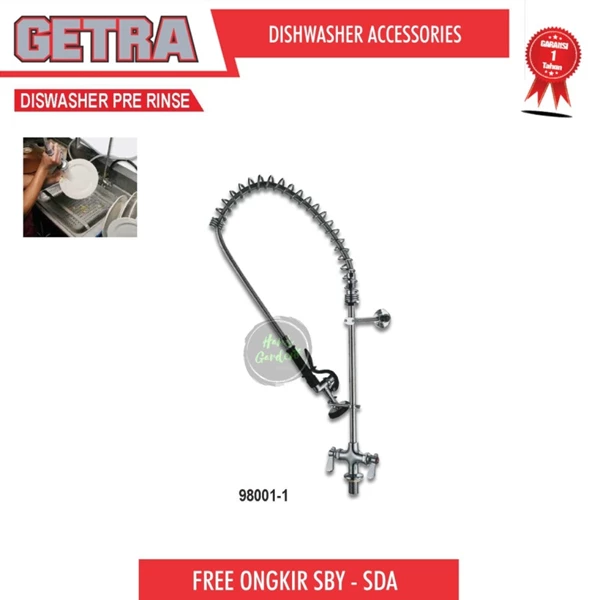 Getra dishwasher pre rinse rinse hose 98001 1